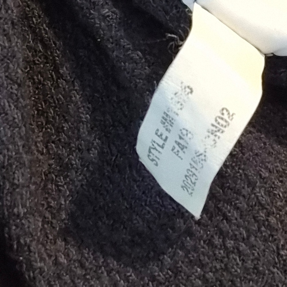 Madewell Texture & Thread Black V-Neck Butterfly Sleeve Top Blouse M AH166 - Picture 4 of 8